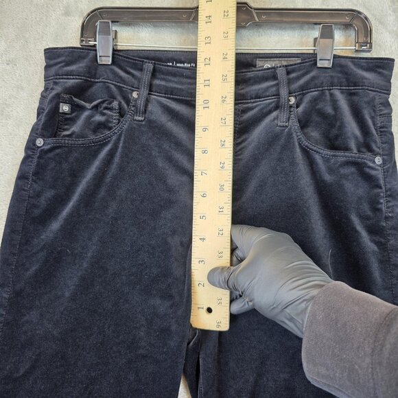 AG Adriano Goldschmied Farrah Boot Jeans Womens 30 Black Velvet High-Rise Fit - Picture 3 of 12